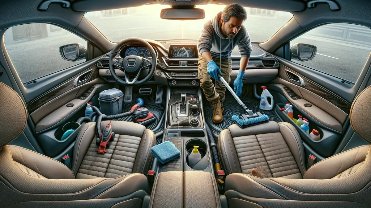 Detalhamento Interior: Limpeza Profunda dos Interiores do Carro