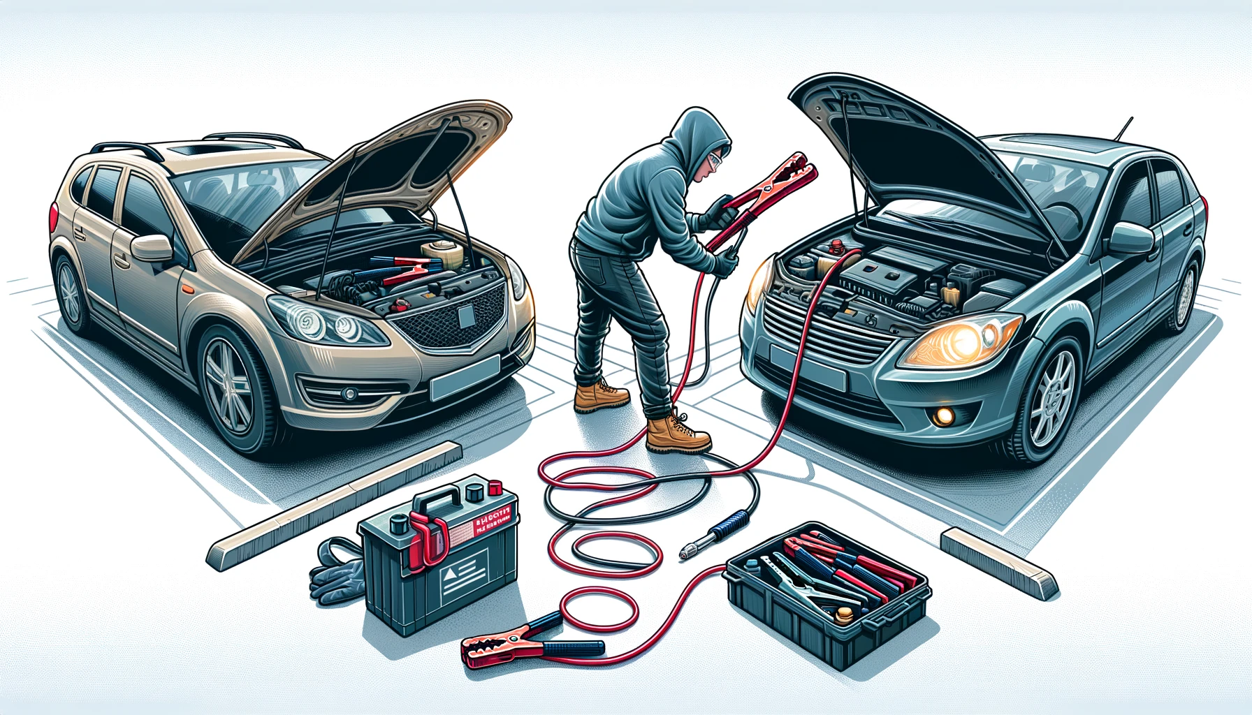 Emergência Automotiva: Carregando a Bateria do Seu Carro com Auxílio de Outro Veículo